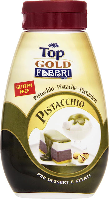 Fabbri Salsa Dolce Pistacchio per Dessert e Gelati, 200g